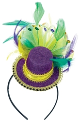 Mardi Gras Headband | Green, Gold, Purple Party Apparel