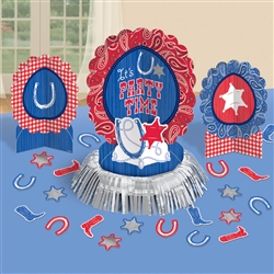Bandana & Blue Jeans Table Decorating Kit | Party Supplies