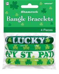Shamrock Bangle Set | St. Patrick's Day Braclets