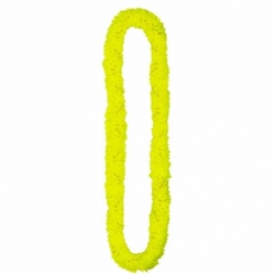 Yellow Standard Poly Leis | party supplies