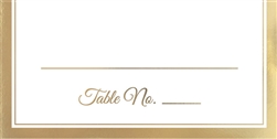Place Cards with Gold Trim - 50ct. | Party Supplies