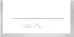 Place Cards with Silver Trim - 50ct. | Party Supplies