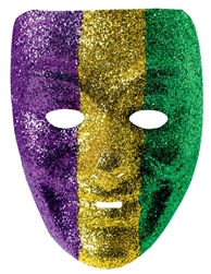 Glitter Full Jester | Mardi Gras Jester Mask