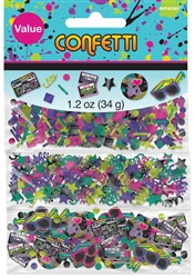 Totally 80's Value Pack Confetti | Party Supplies