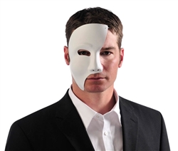 White Phantom Mask | Halloween Party Supplies