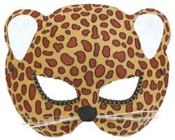 Brown Jungle Cat Mask | Halloween Party Supplies