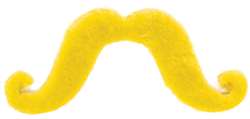 Yellow Moustache | Party Supplies