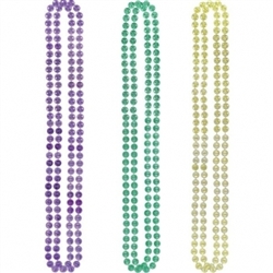 Mardi Gras Plastic Coin Necklaces | party supplies