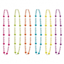 Aloha Bead Necklaces | Party Supplies