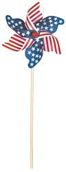 Patriotic Wood Pinwheel - 18" | Party Supplies