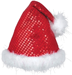 Sequined Santa Hat | Party Supplies