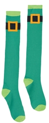 St. Patrick's Day Knee High Socks - Leprechaun Belt  | party supplies