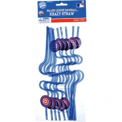 Chicago Cubs Krazy Straw Favors | Party Supplies