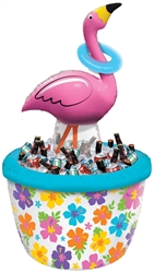 Flamingo Ring Toss Inflatable Cooler | Party Cooler