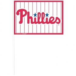 Philadelphia Phillies Plastic Flags | Party Supplies