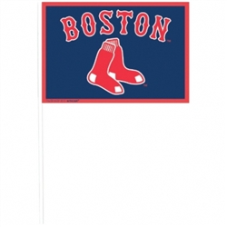 Boston Red Sox Plastic Flags | Party Supplies