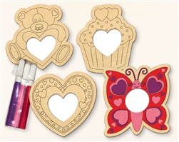 Valentine Wood Frame Decorating Kit Assortment | Valentine's Day Decorating Kit