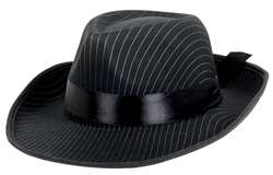 Pinstripe Wiseguy Hat | Party Supplies