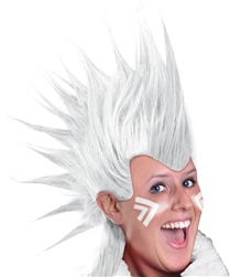 White Mohawk Wig | Party Supplies