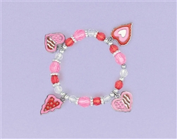 Valentine's Plastic Stretch Bracelet | Party Supplies