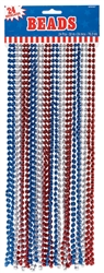 Patriotic Metallic Bead | Party Supplies