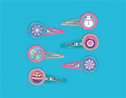 Christmas Metal Barrette | Party Supplies