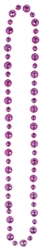 Disco Ball Bead Necklace - Purple | Mardi Gras Bead Necklace