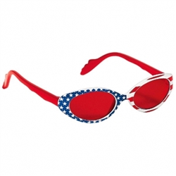 Patriotic Stars & Striped Glasses - Child | Party Supplies