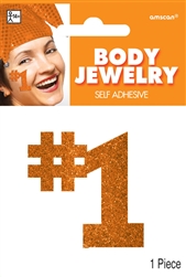 Orange Body Jewelry | Party Supplies
