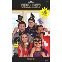 New Years Photo Prop Kit | Party Supplies