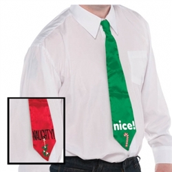 Naughty & Nice Men's Tie | Party Supplies