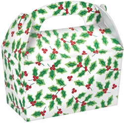 Holly Large Gable Boxes | Party Supplies
