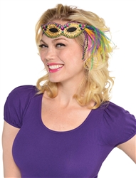Mardi Gras Mask Headband | Party Supplies
