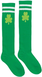 Shamrock Knee High Tube Socks | Party Supplies