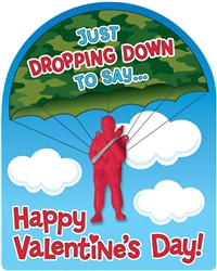 Valentine Cards w/Paratroopers | Party Supplies