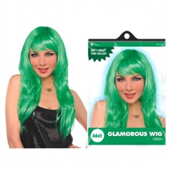 Green Glamorous Wig