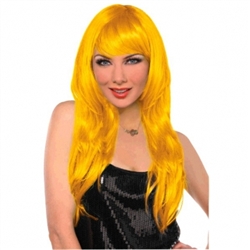 Yellow Glamorous Wig