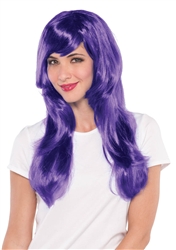 Purple Glamorous Wig