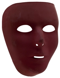 Burgundy Full Face Mask | Party Supplies