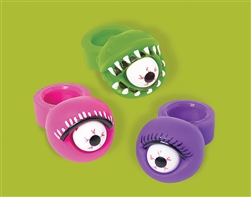 Halloween Squeeze Pop Eyes Ring