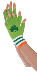 St. Patrick's Day Fingerless Gloves | party supplies