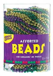 Asst. Bead Necklaces | Mardi Gras Bead Necklaces