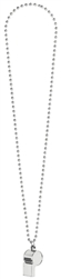 Silver Whistle on Chain Necklace | Party Supplies