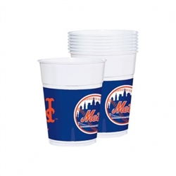 New York Mets Plastic Cups | Party Supplies