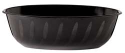 Swirl Bowl - Black 2.3 Qts | Party Supplies