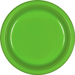 Kiwi Plastic 9" Plates | St. Patrick's Day Tableware