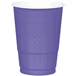 New Purple 16 oz. Plastic Cups  - 20ct | Party Supplies