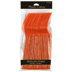 Orange Peel Forks, 20 ct | Party Supplies