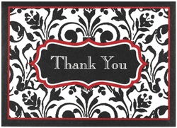 Stylish Statement Thank You Card | Party Supplies