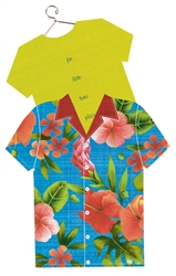 Hawaiian Shirt Jumbo Speciality Invitations | Party Supplies
